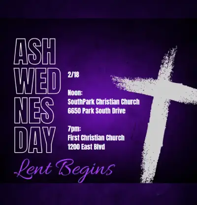 Ash Wednesday service at FCC Charlotte